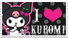 Stamp: I heart Kuromi