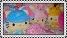 Stamp: Hello Kitty plushies