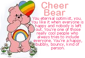 I am Cheer bear!