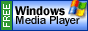 Site button with text that reads 'Windows Media Player, FREE' and the Windows XP logo