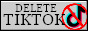 Site button that reads 'Delete TikTok' with a crossed-out TikTok logo