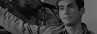 Picture of Norman Bates from the 1960 movie Psycho