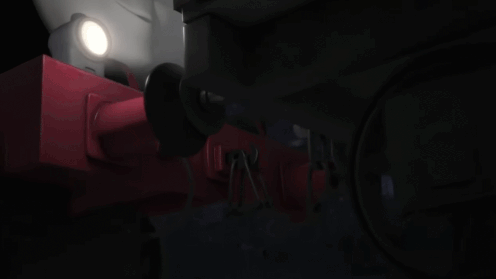 James after his derailment